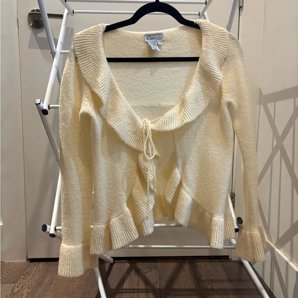 Vintage Cardigan - ruffle - Picture 2 of 5